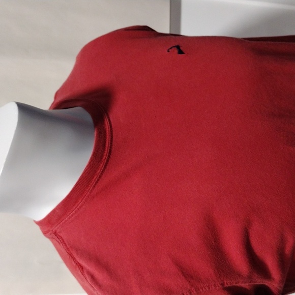 Cuffys Cape Cod red cotton long sleeve t-shirt. Medium - Picture 5 of 7